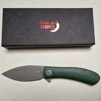 Nóż składany Trollsky Knives Mandu Green Micarta
