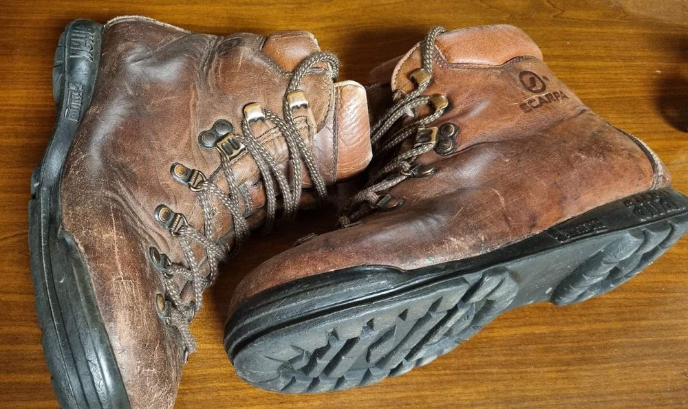 Зимні шкіряні термо черевики   Scarpa 37    розмір