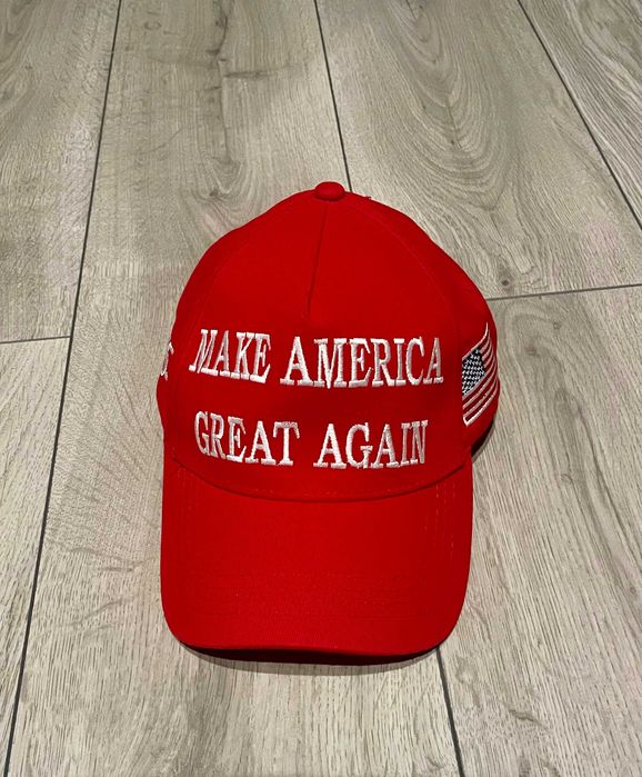 Make America Great Again MAGA Donald Trump czerwona czapka z daszkiem