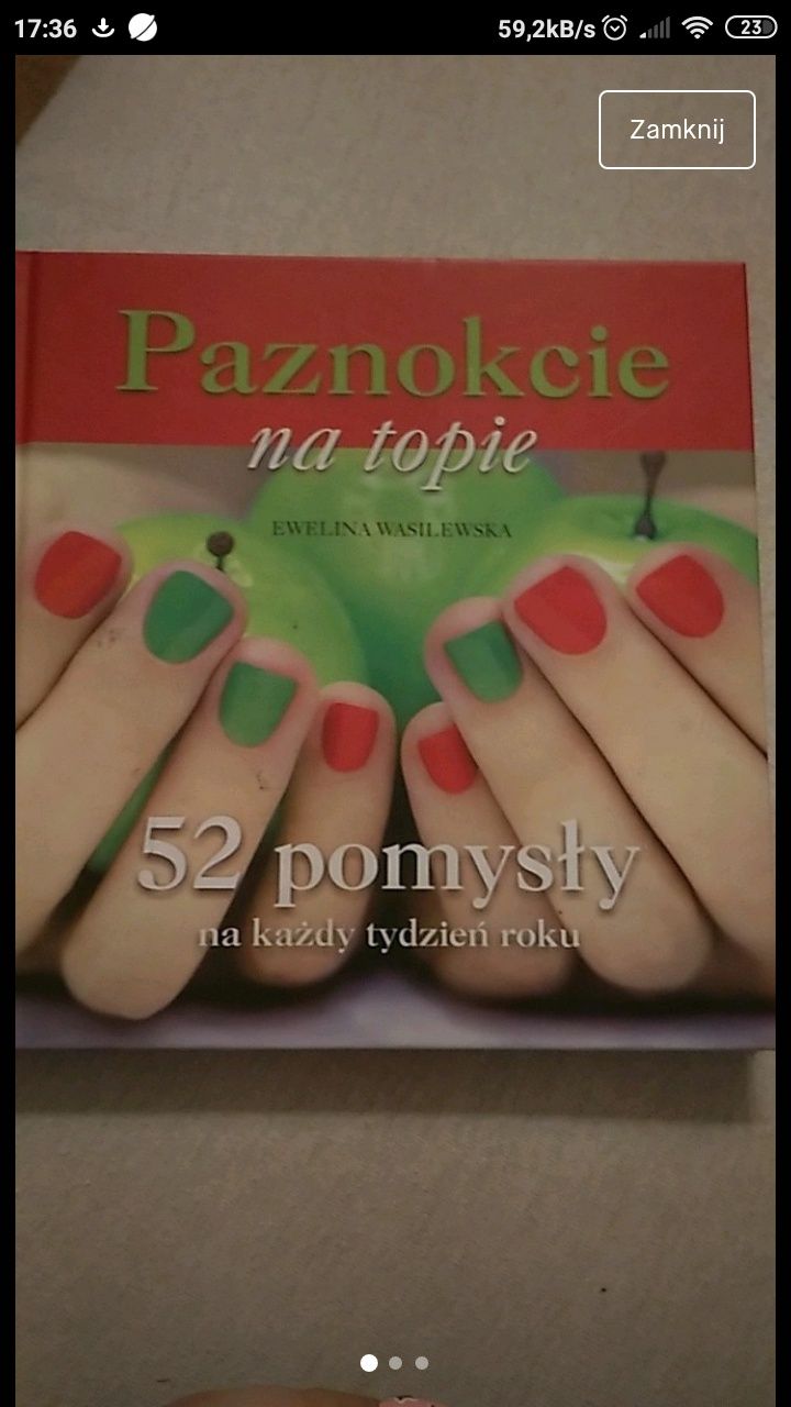 Książka "paznokcie na topie "