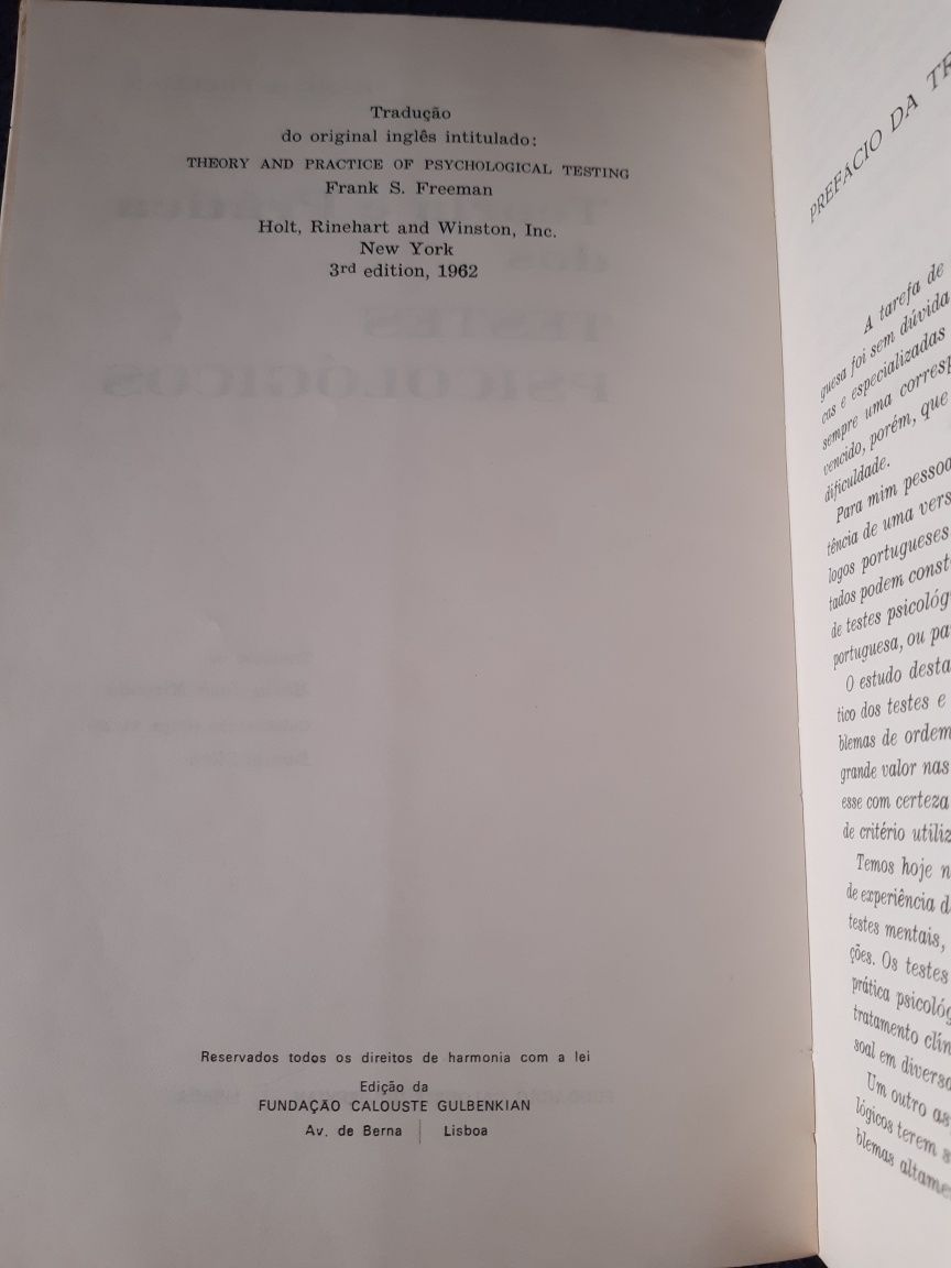 Teoria e Prática dos TESTES PSICOLÓGICOS