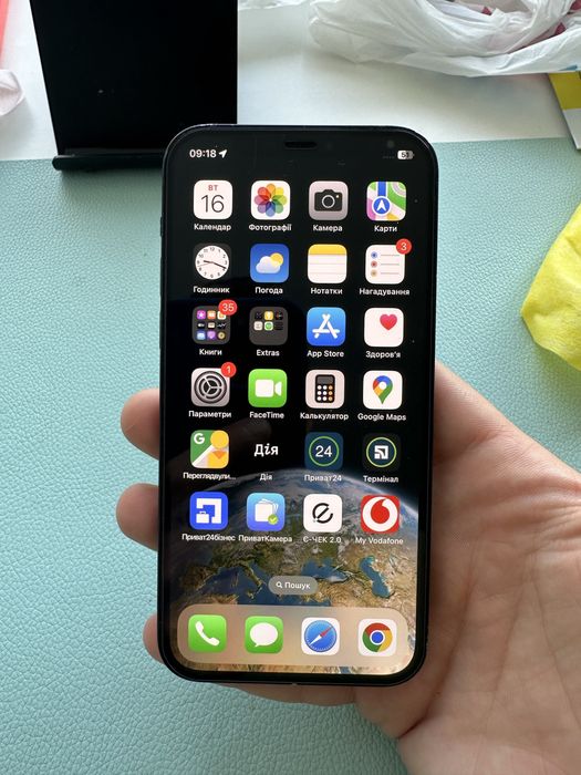 Iphone 12 256 gb Айфон чорний