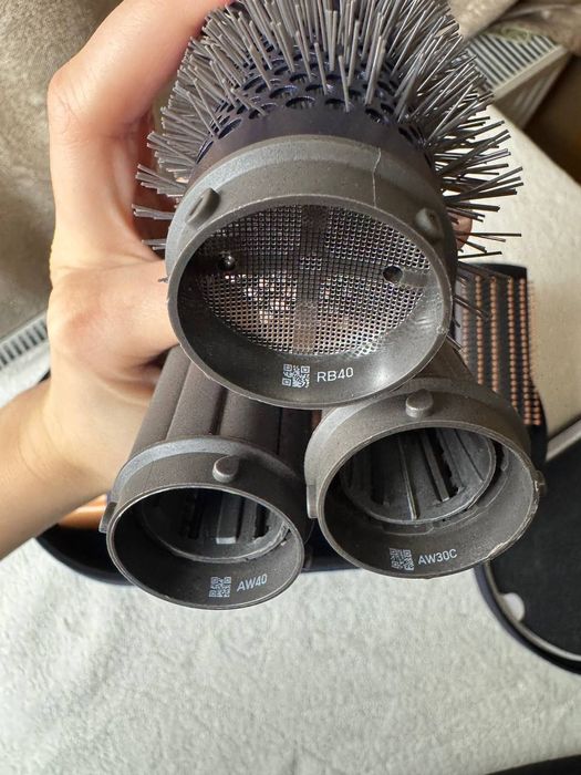 Стайлер Дайсон Dyson complete long nickel cooper сірий