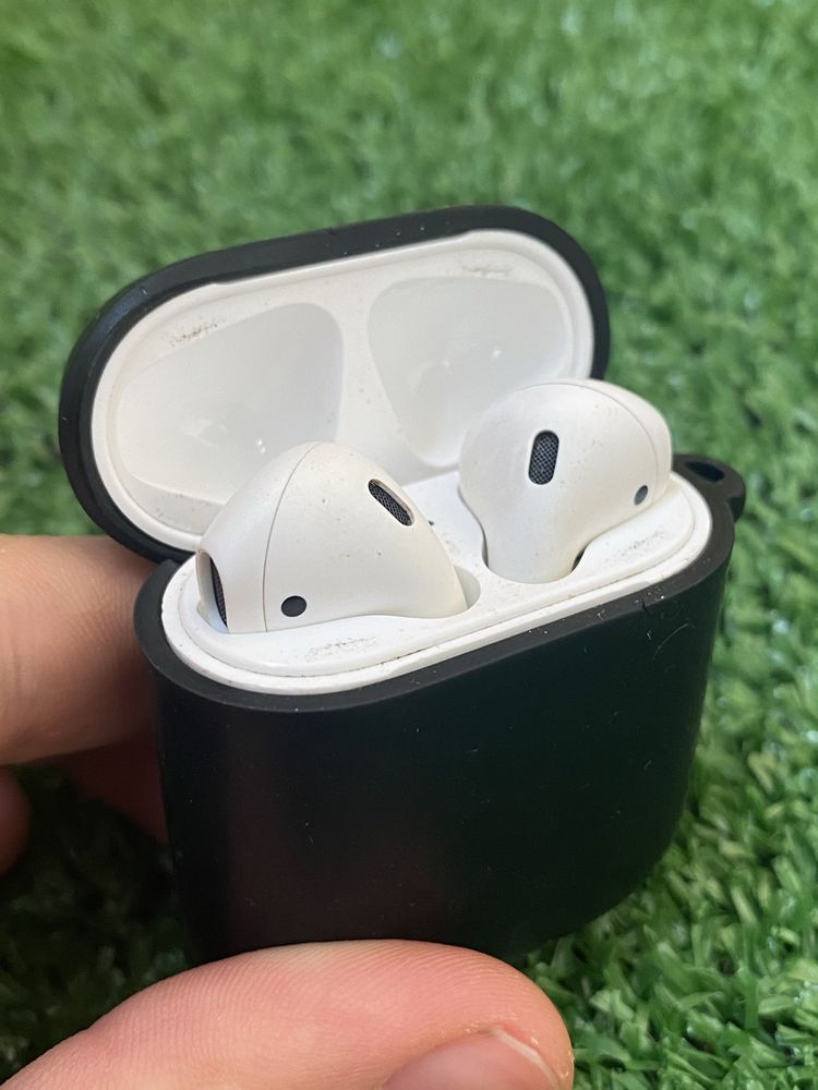 наушники гарнитура Airpods 2 безпроводные apple original