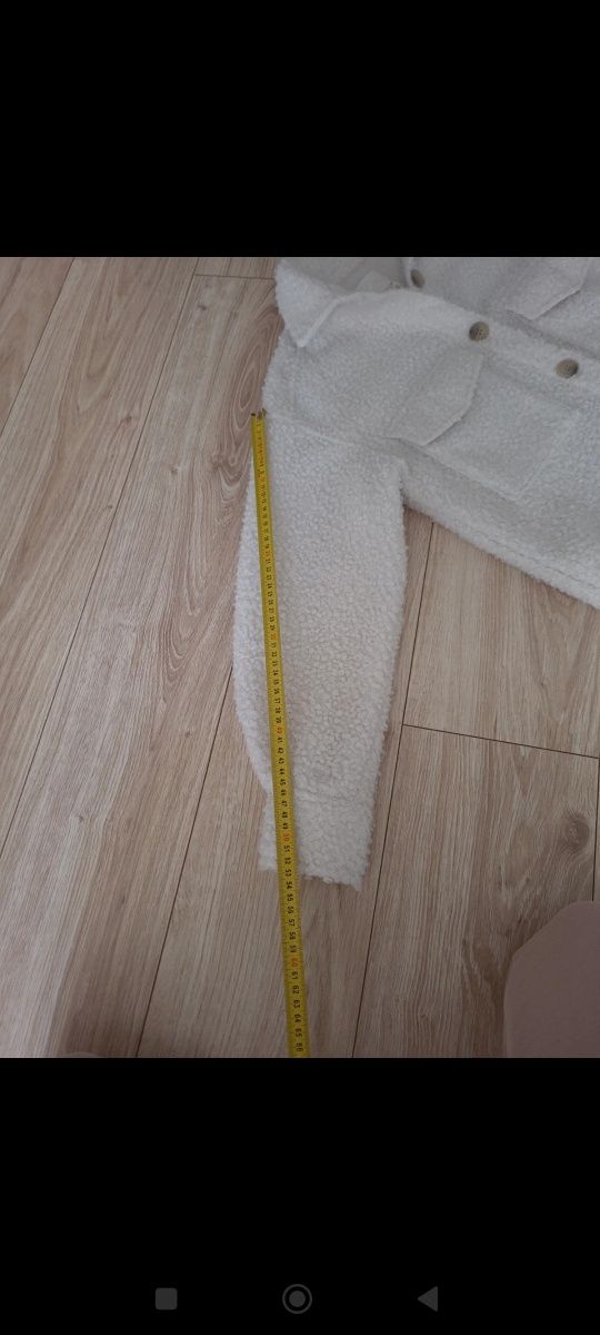 Kurtka koszula baranek kurtka koszulowa H&M rozmiar XS s