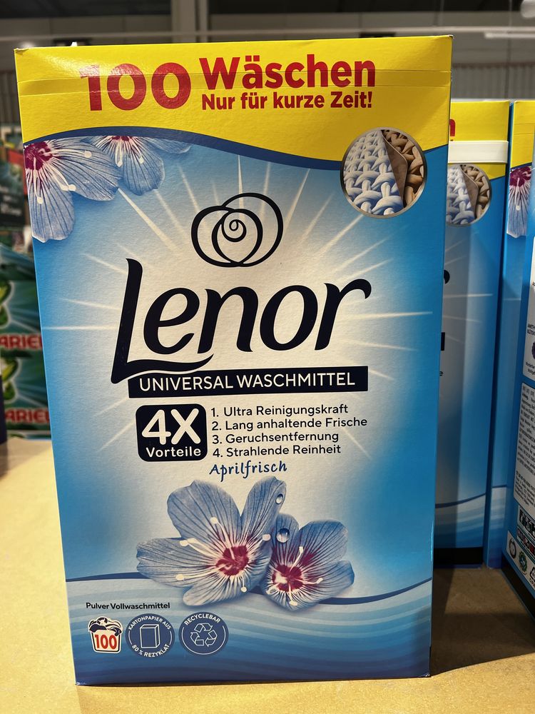 Lenor proszek 100 prań do ubrań bialych z Niemiec