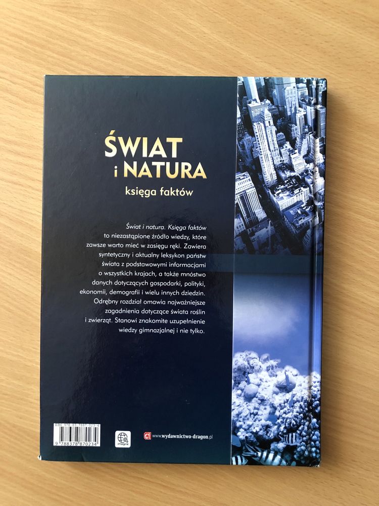 Książka świat i natura księga faktów