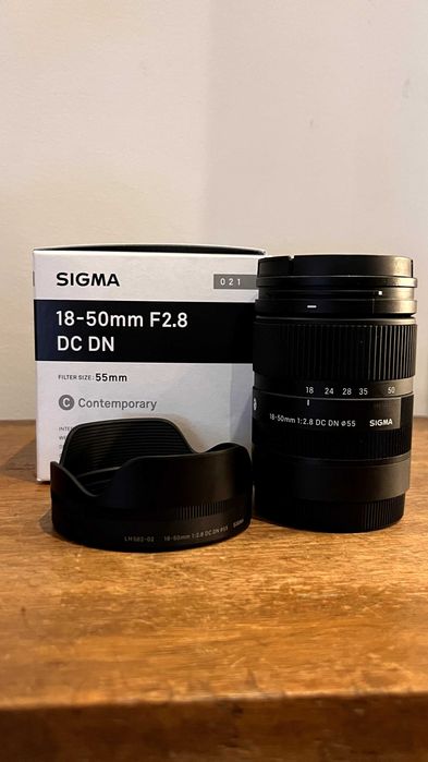 Sigma 18-50mm f/2.8 DC DN (Sony E) – Excelente estado, c/ garantia