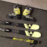 narty Fischer Xtr 160cm+buty Fischer 41+kije