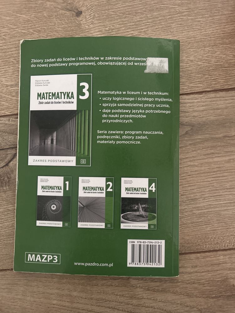 matematyka 3 zbior zadan pazdro poziom podstawowy