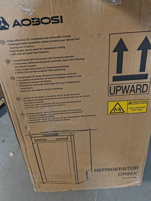 AAOBOSI Elektryczna lodówka podróżna turystyczna z kompresorem85L nowa