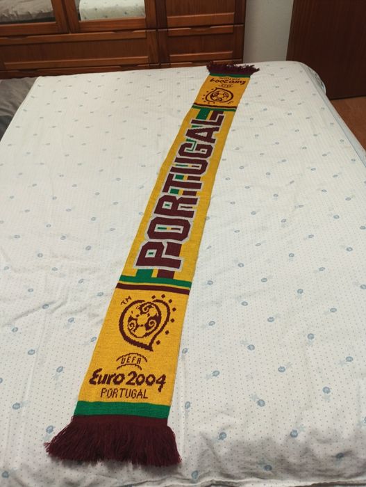 Cachecol Futebol oficial do Euro 2004 Portugal