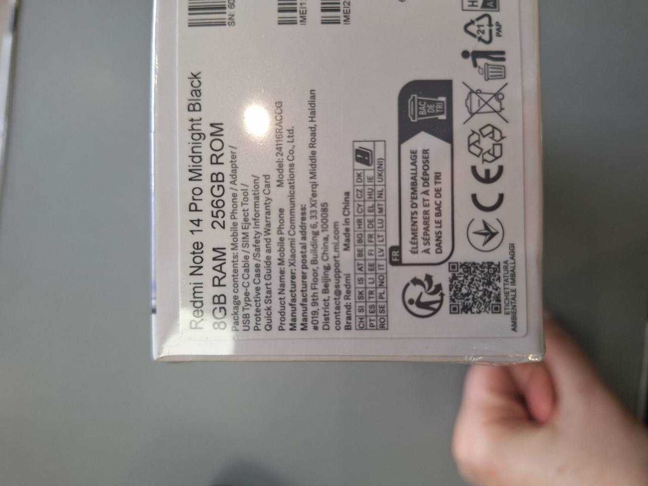 Xiaomi Redmi Note 14 Pro 8/256GB,120Гц,Камера 200МП,батарея 5500mah