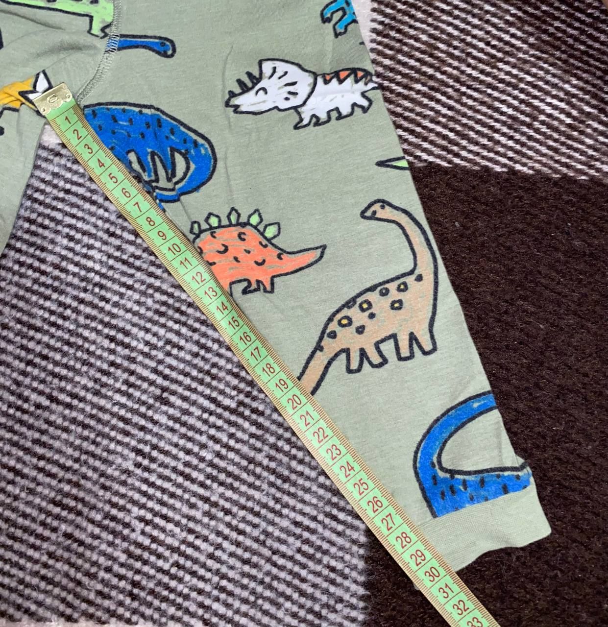 Дитяча піжама для хлопчика з принтом динозаврів