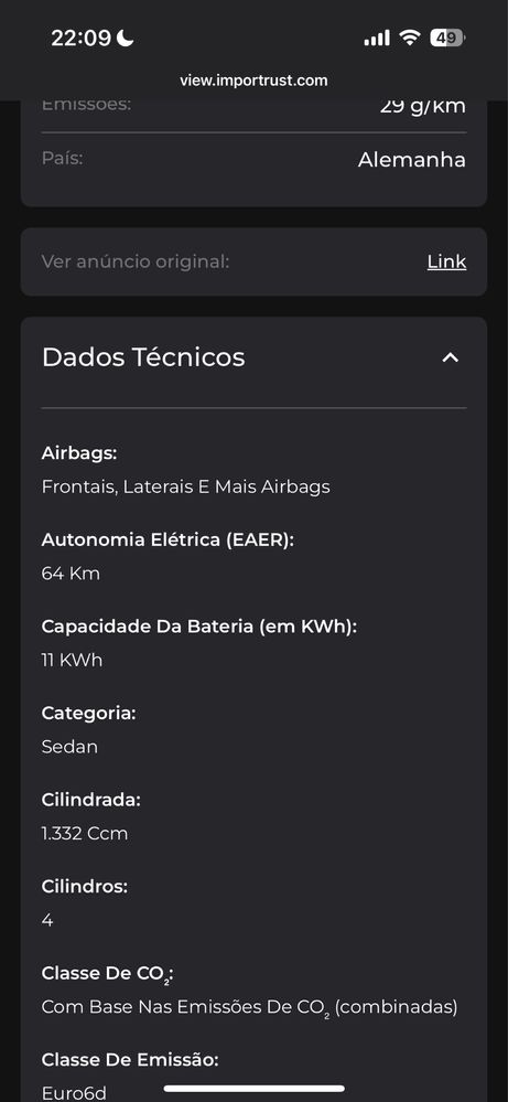 iPhone 14 Pro 128GB Dourado + Capa MagSafe Apple + Fatura