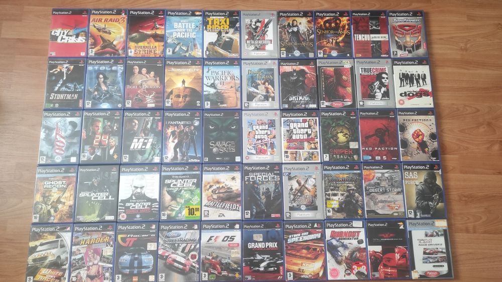 Jogos PlayStation 2 e Guitar Hero