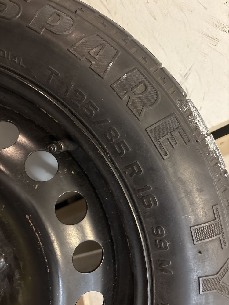 Koło dojazdowe 125/85 R16