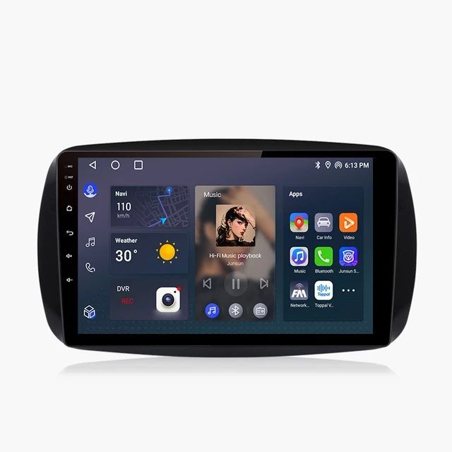 Rádio 2din android Mercedes-Benz SMART GPS WiFi 4G Carplay NOVO