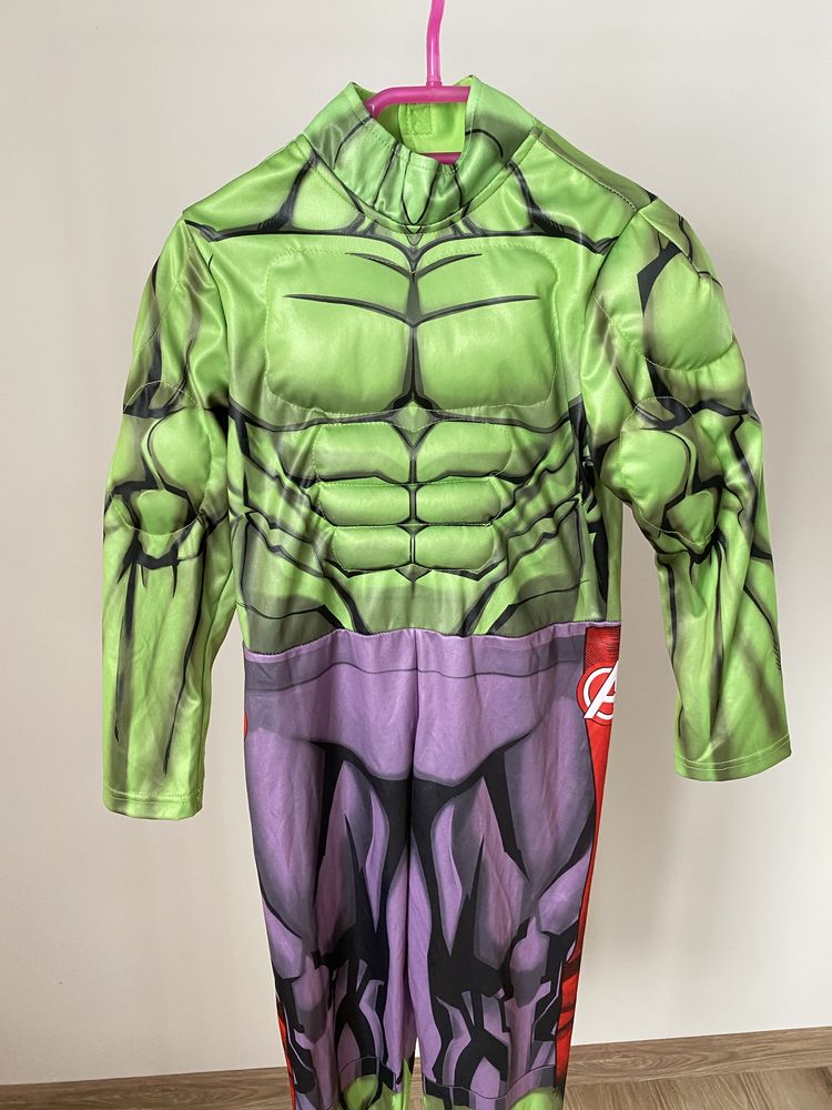 Strój przebranie na bal przebierańców Disney Hulk 5-6 lat