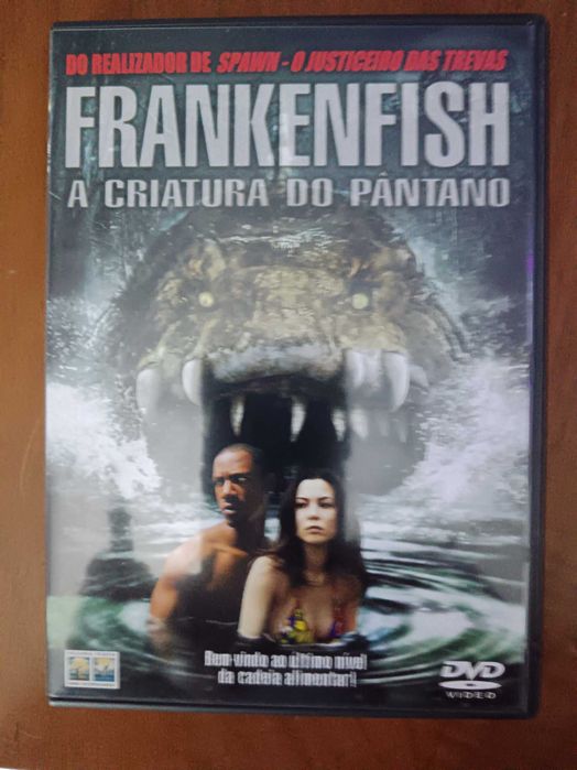 filme dvd original - frankenfish a criatura do pântano