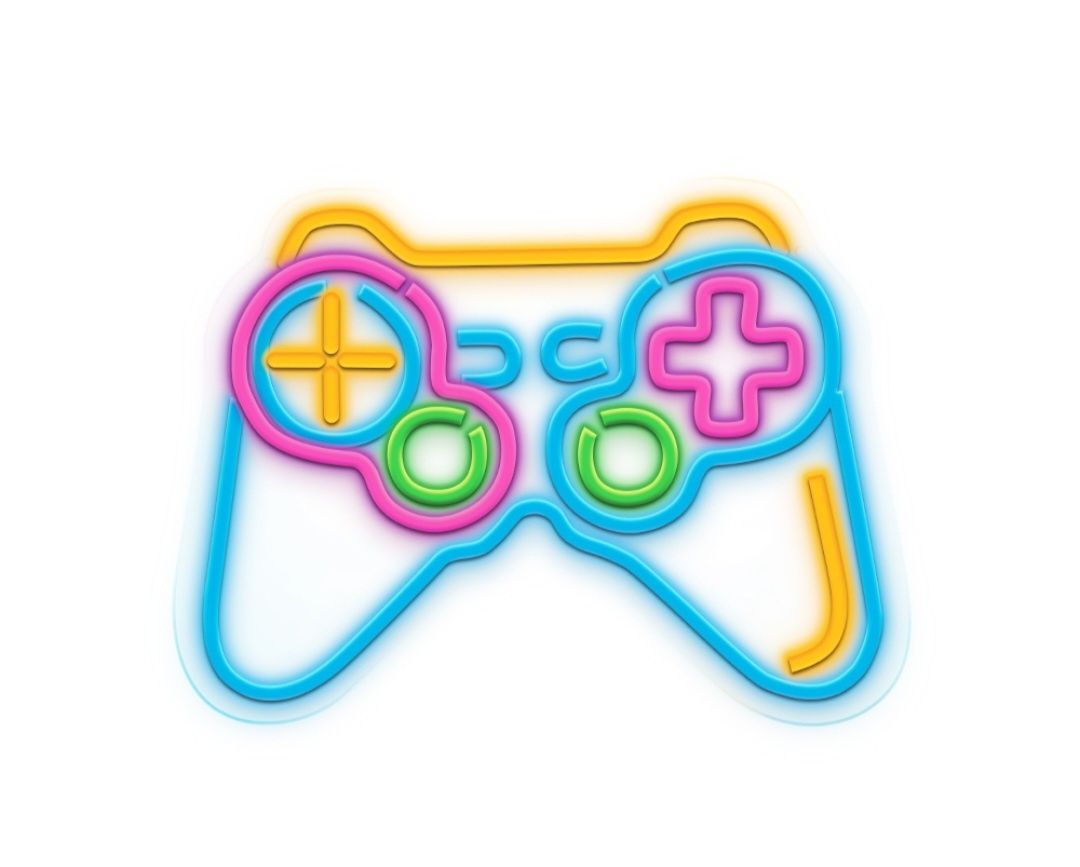 Neon Game Pad dla fanow GIER