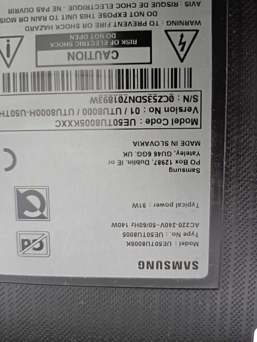 Main Board LCD TV Samsung