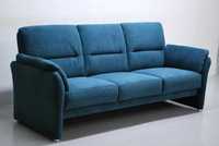 RYR nowa sofa 3- osobowa, lazurowa - niebieska kanapa, SIEDZISKO salon