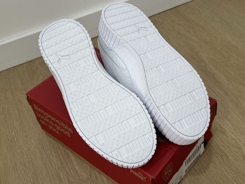 Sapatilhas brancas puma carina 2.0 tamanho 37 novas em caixa