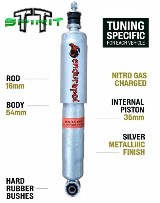 Amortecedor endurapol Nissan Terrano II +5cm