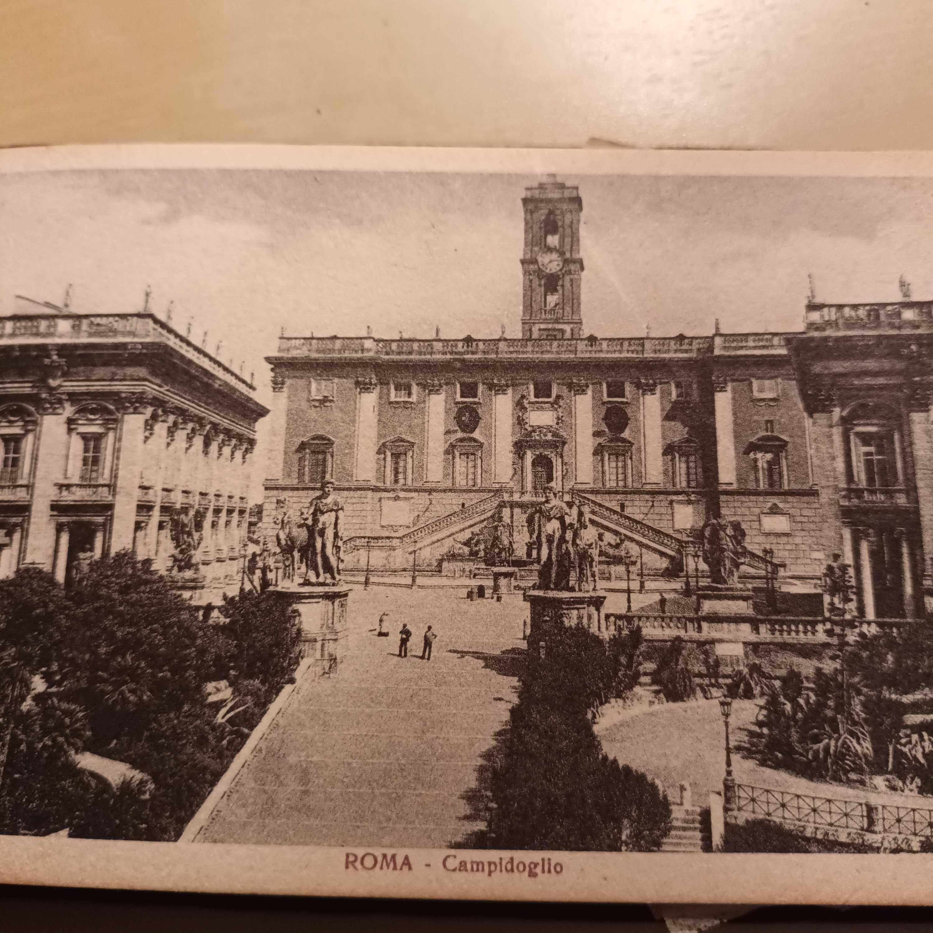 Conjunto de 13 postais de Roma