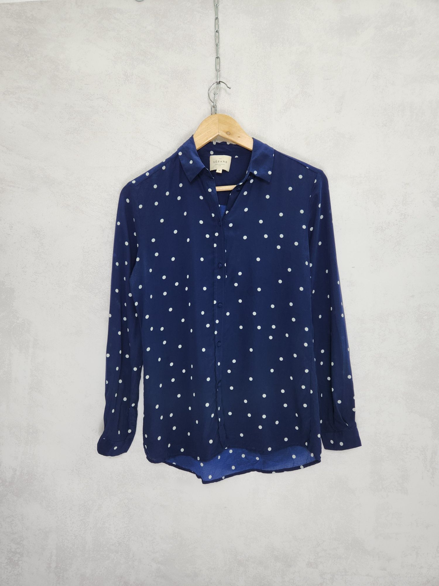 Шёлковая рубашка блузка кофта Sezane