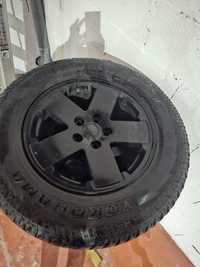 Jantes 18" jeep wrangler originais com pneus