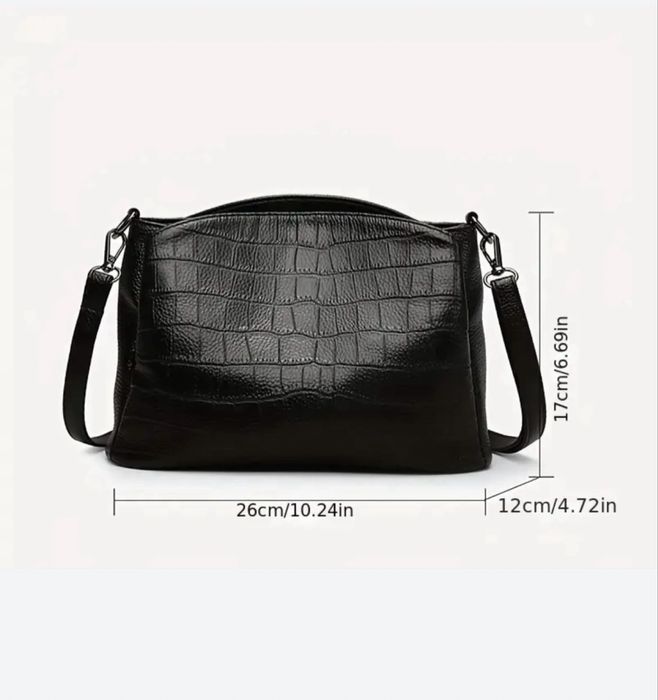 Шкіряна сумка через плече