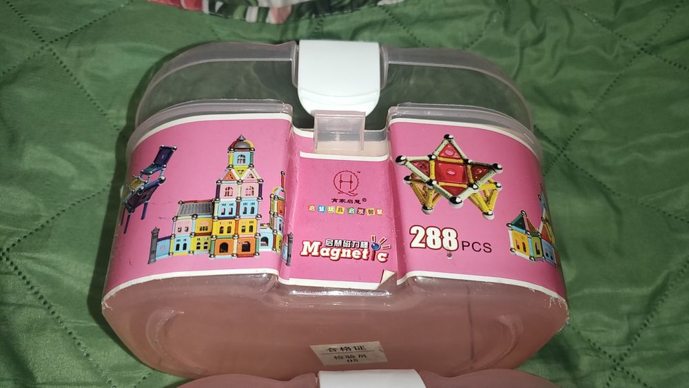 Zestaw pojemników kuferków na drobiazgi świnki różowe