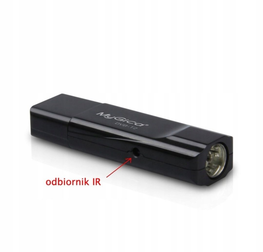 Geniatech T230C Tuner DVB-T2 USB TV do laptopa komputera, z pilotem