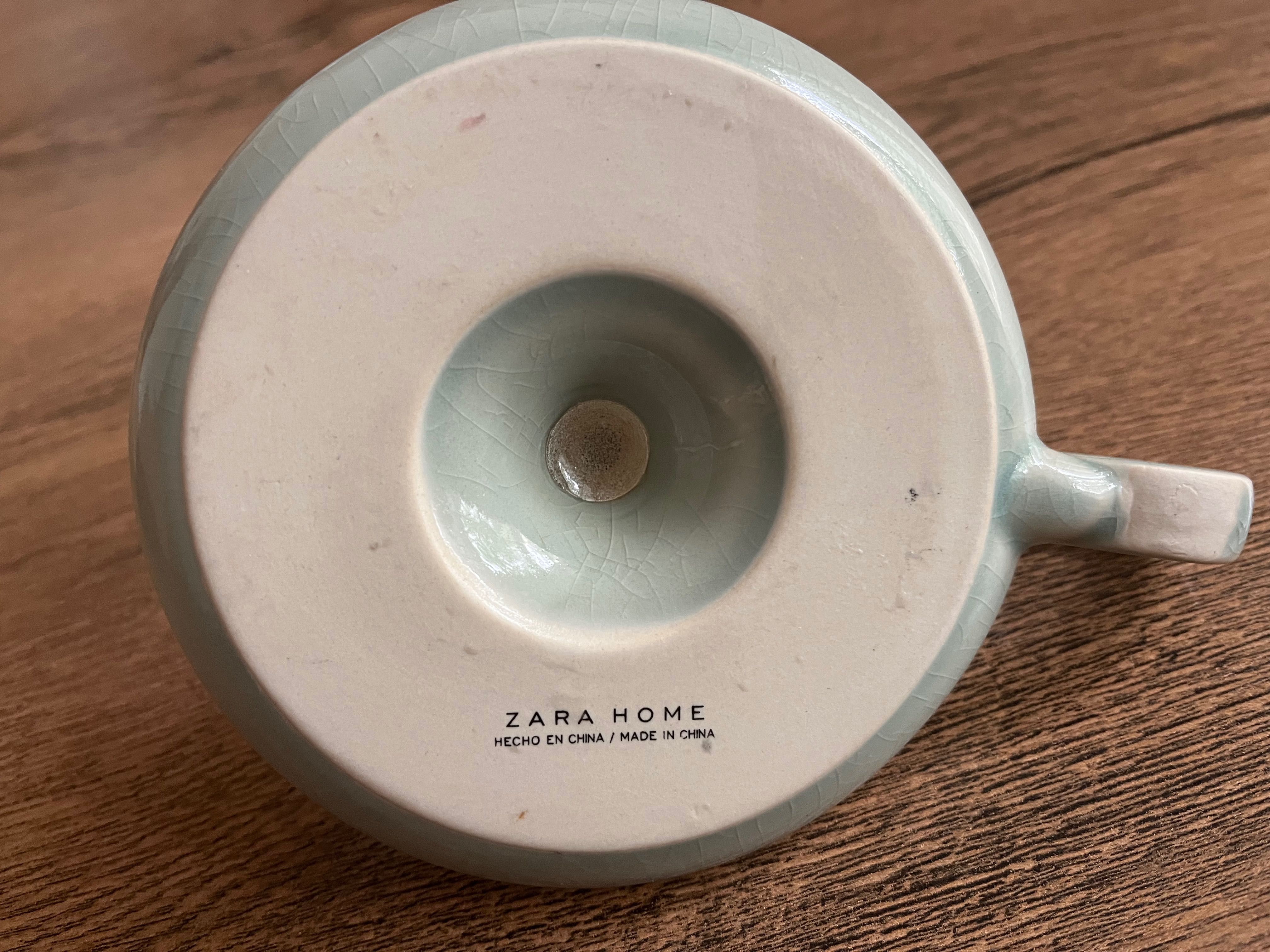 Zara home ceramic candle holder керамічний свічник подсвечник Зара