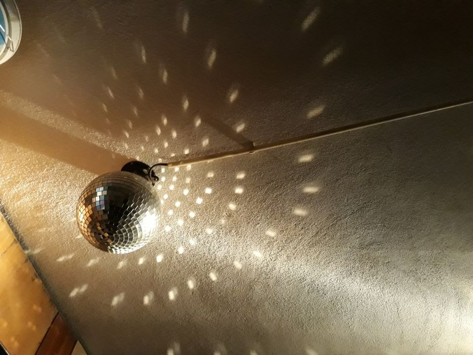 Bola de espelhos/cristal mais focus projetores