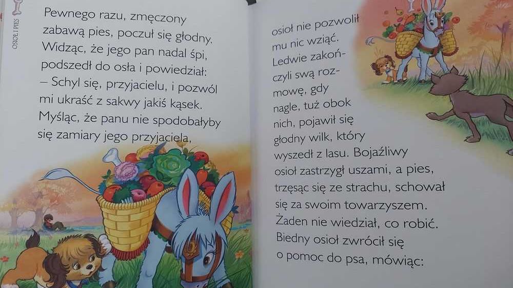 Bajki dla dzieci. Złota księga bajek ze złoconymi brzegami. jak nowa