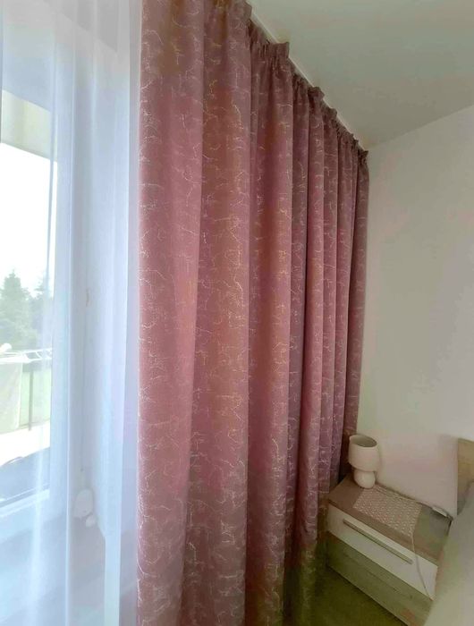 Ładne Różowe zasłony
