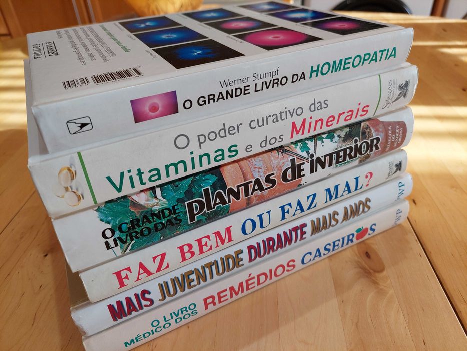 Livros técnicos - saúde,  plantas, vitaminas, remédios caseiros