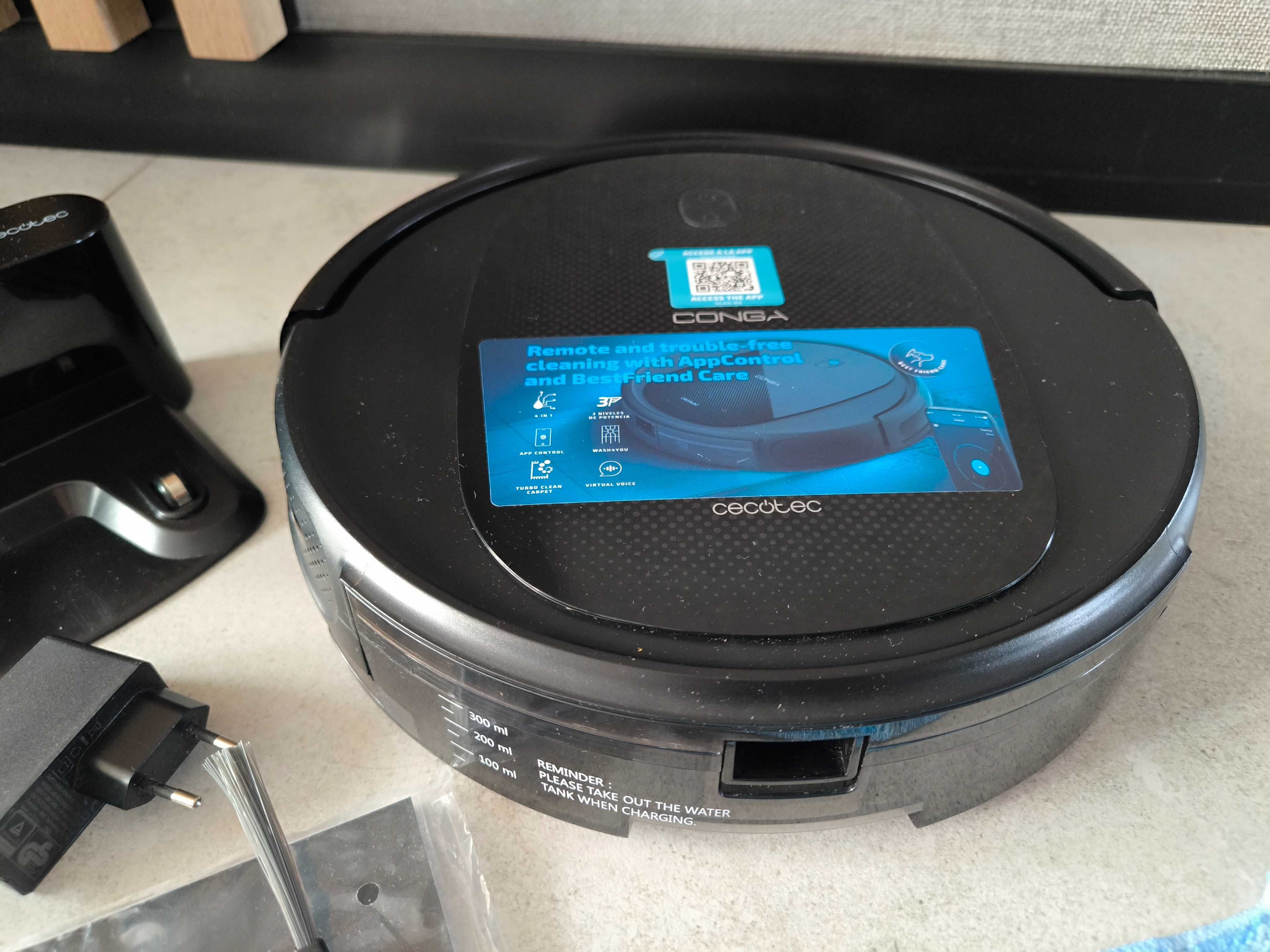 Robot sprzątający Cecotec Conga 1090 Connected Force czarny
