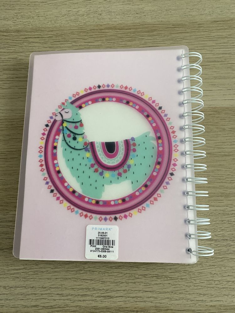 Caderno lama novo A5