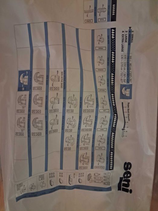 "Seni" Pampersy dla dorosłych