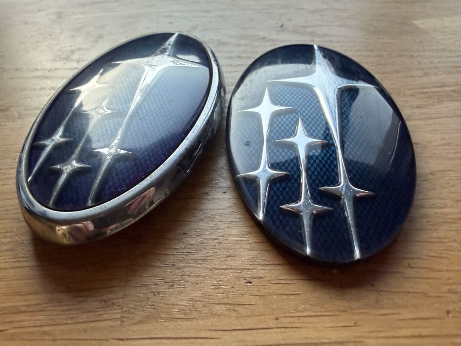 Emblemat Subaru - logo - front i tył, komplet Forester SG