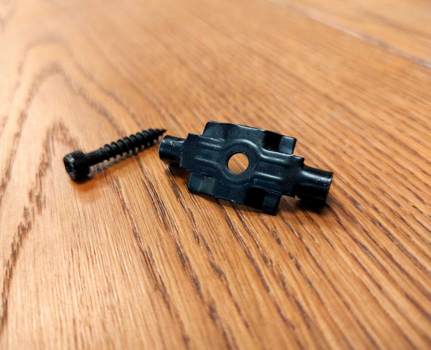 PICLIP Klips montażowy do deski kompozytowej z wkrętem