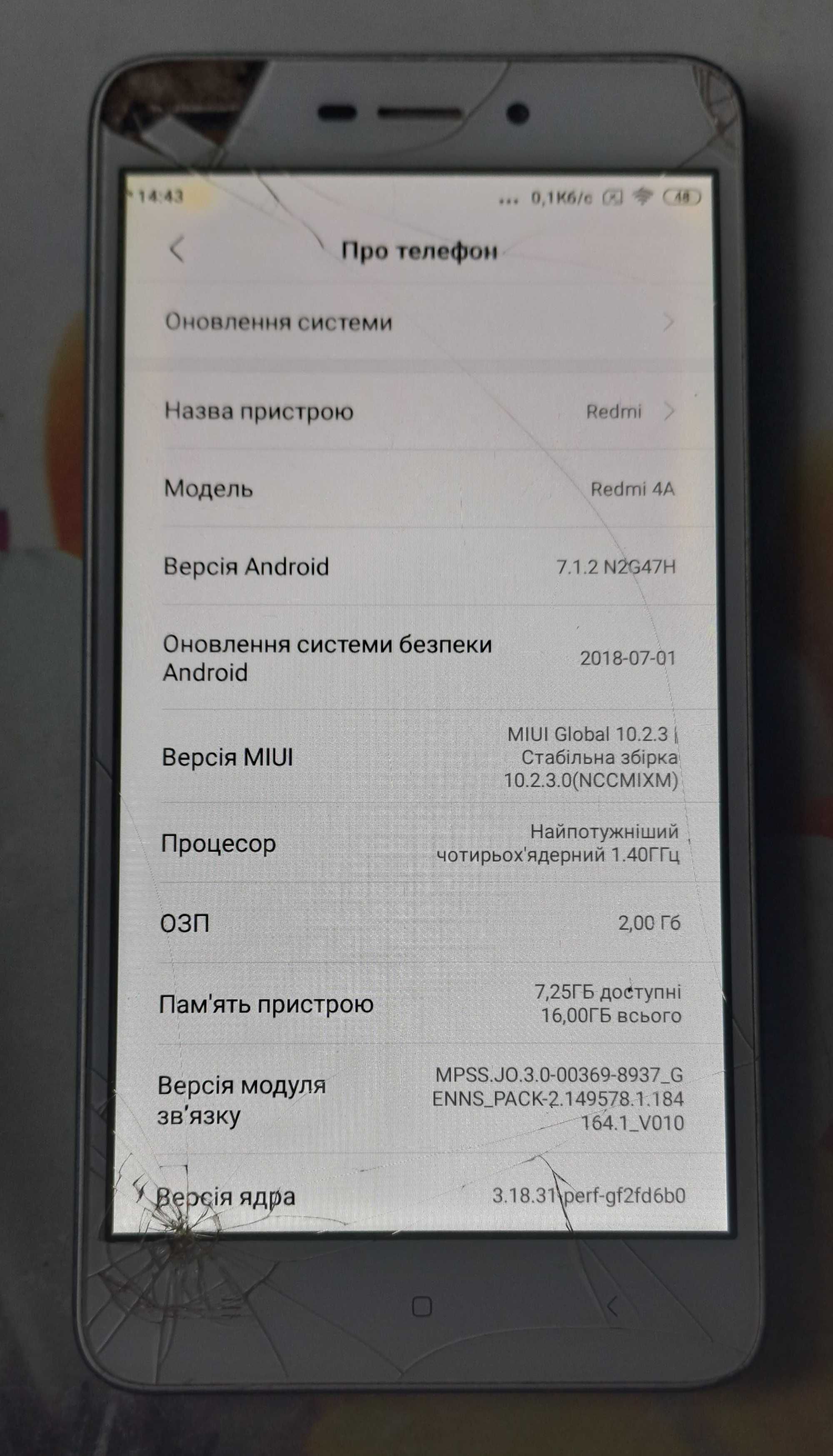 Redmi 4A 2/16 GB