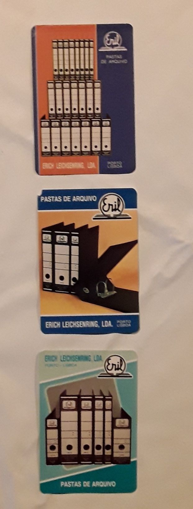 Calendários de bolso Pelikan - 1986, 1987, 1988, 1989