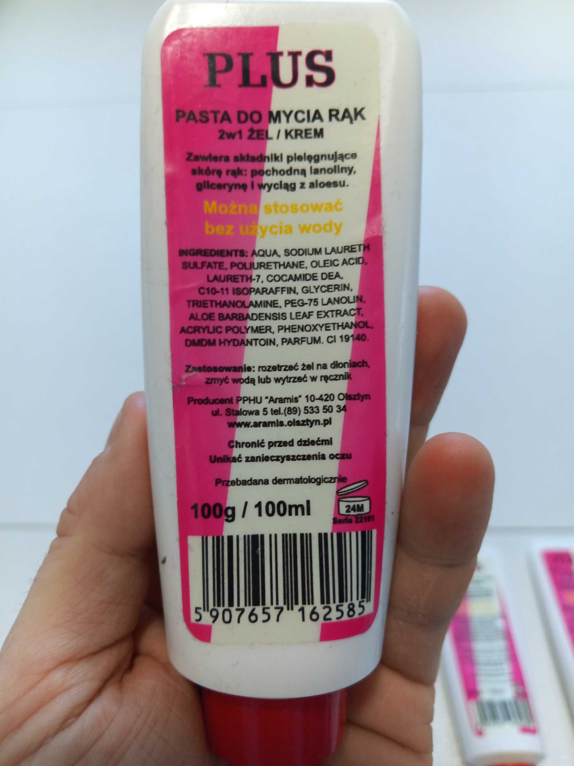 CZTERY Pasta BHP do mycia rąk / 100 gram żel / NOWA / DARMOWA DOSTAWA