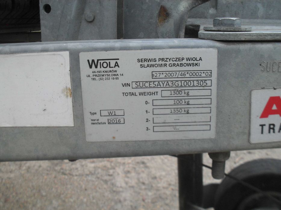 Przyczepa Wiola platforma