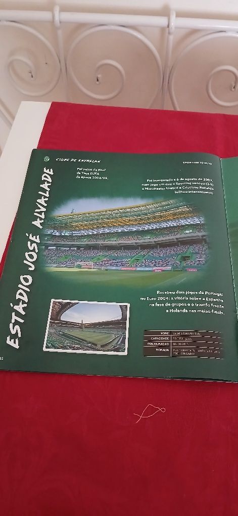 Caderneta Sporting 2018/2019, completa